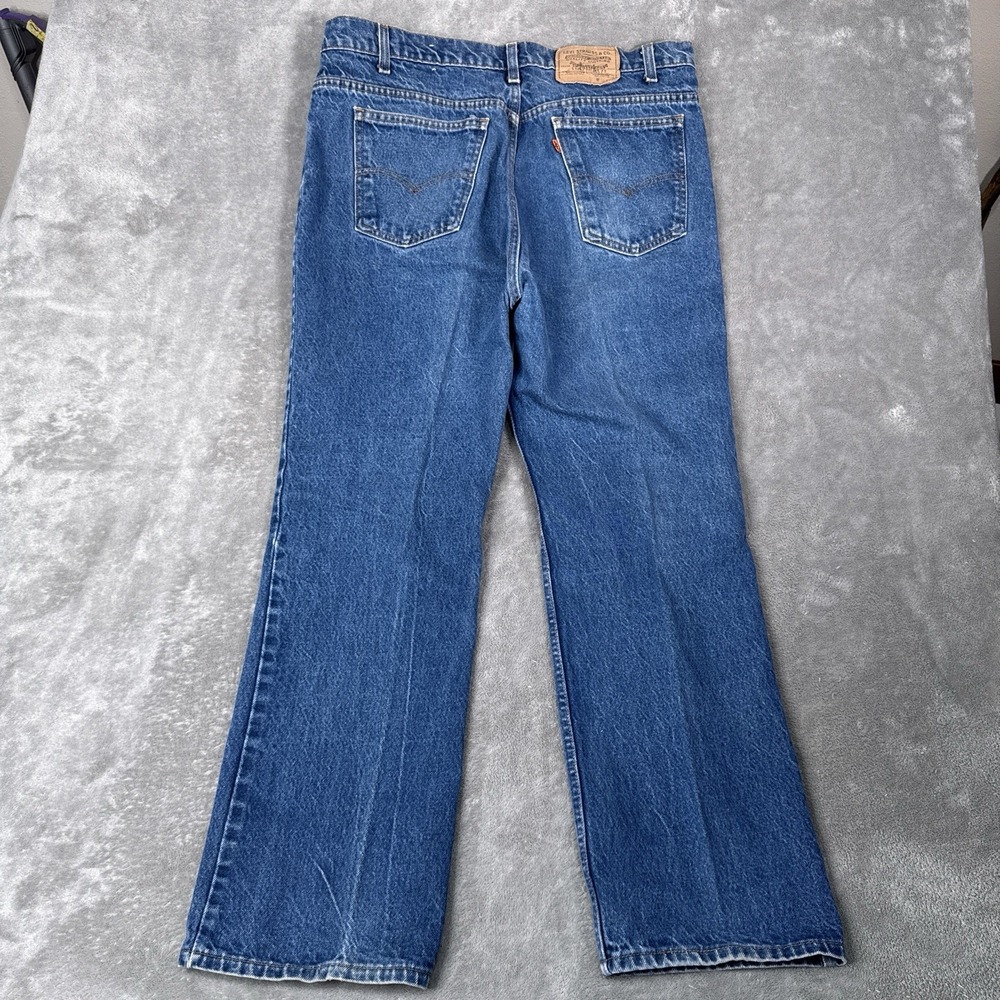 Vintage Levis Jeans Mens 38x30 (Fits 36x28) 517 Bootcut Made in USA Orange Tab